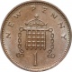 Великобритания (Англия) 1 пенни 1975 года
